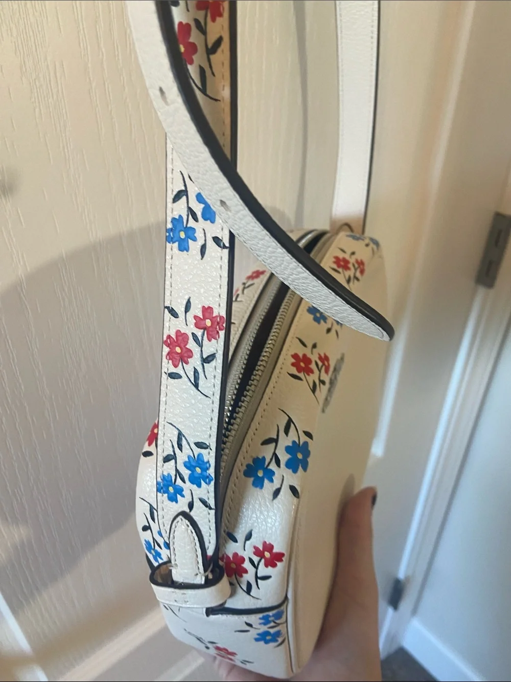 Floral Coach Crossbody Bag
